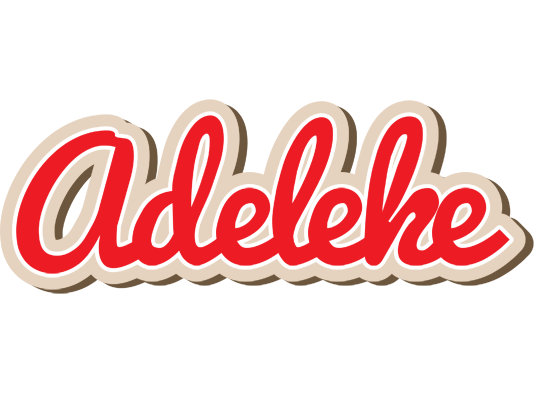 Adeleke chocolate logo