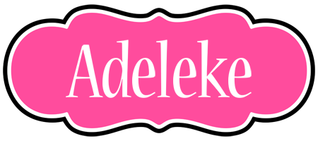 Adeleke invitation logo