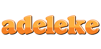 Adeleke orange logo