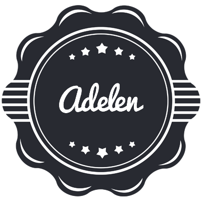 Adelen badge logo