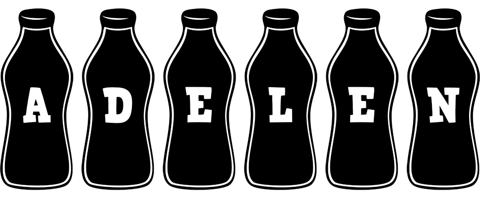 Adelen bottle logo