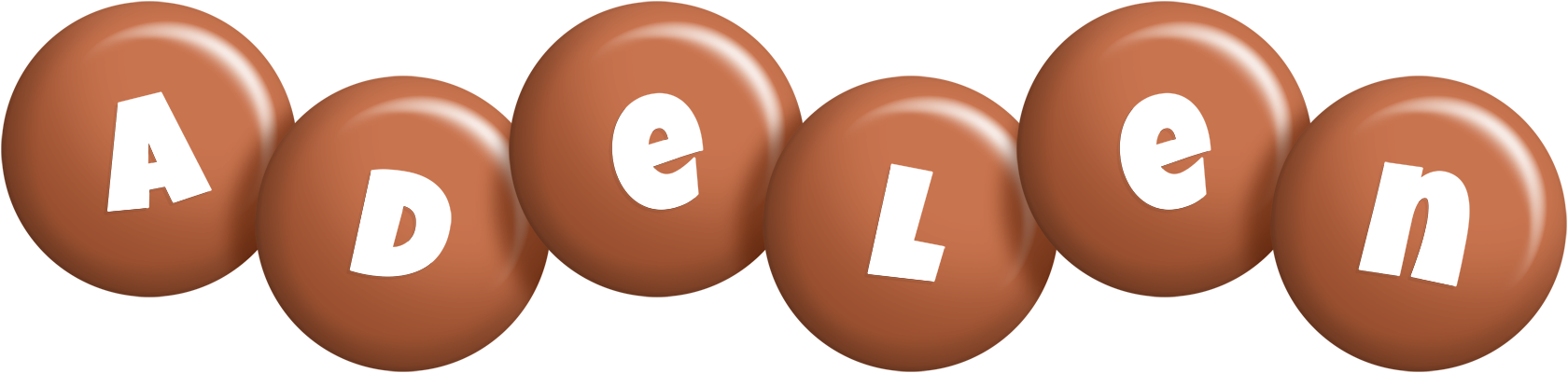 Adelen candy-brown logo