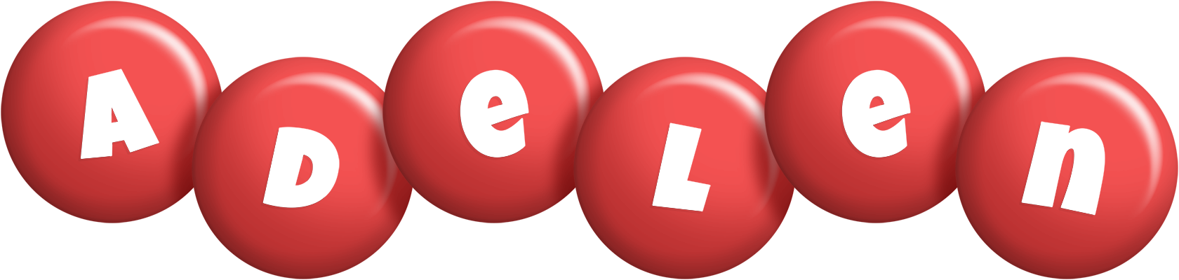 Adelen candy-red logo