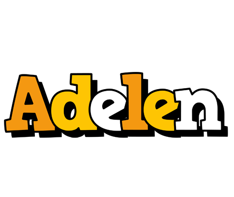 Adelen cartoon logo