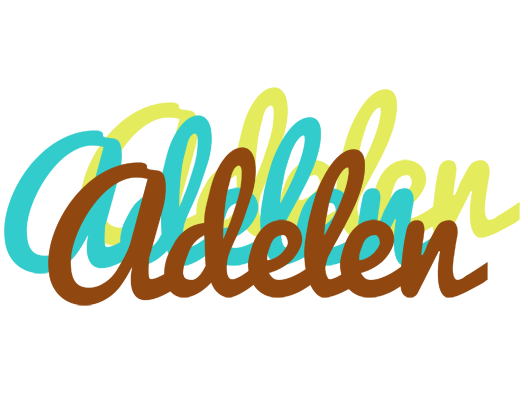 Adelen cupcake logo
