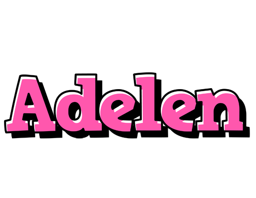 Adelen girlish logo