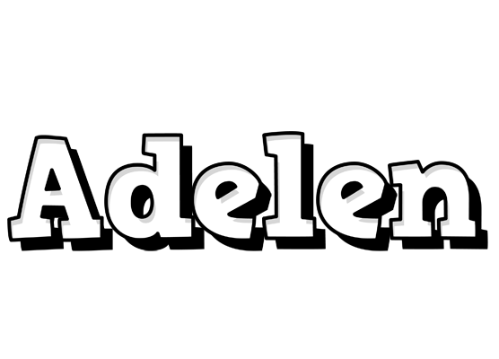 Adelen snowing logo
