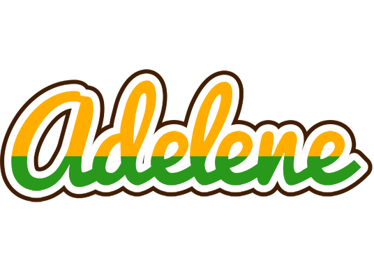 Adelene banana logo