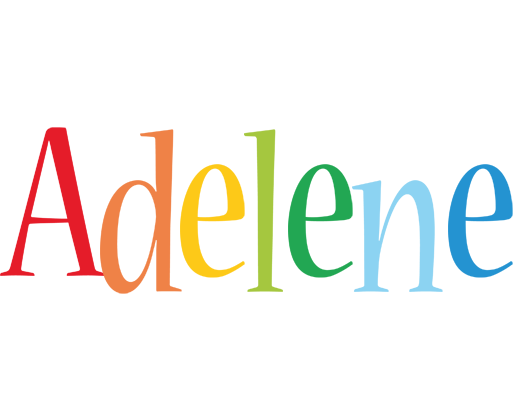Adelene birthday logo