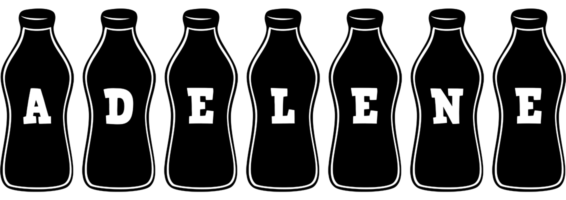Adelene bottle logo