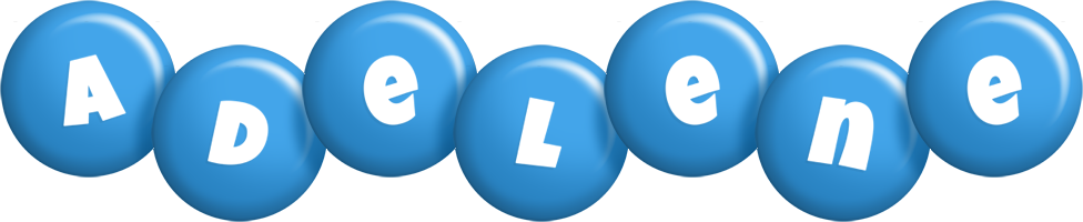 Adelene candy-blue logo
