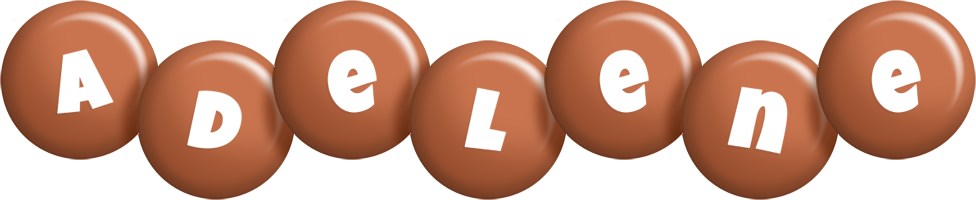 Adelene candy-brown logo