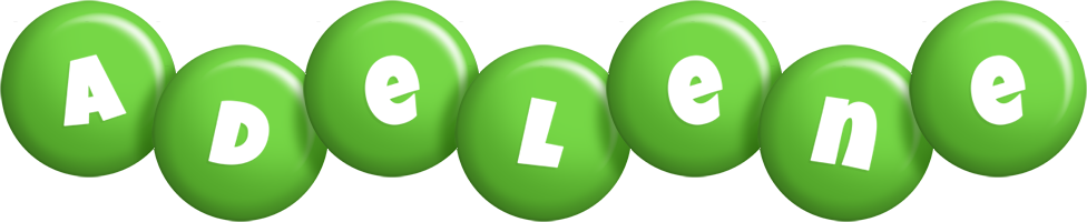 Adelene candy-green logo