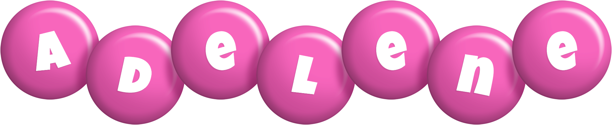 Adelene candy-pink logo