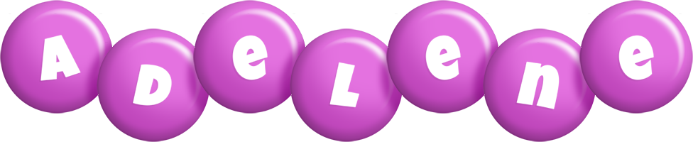Adelene candy-purple logo