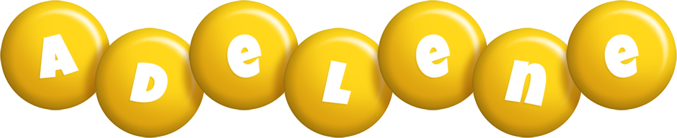 Adelene candy-yellow logo