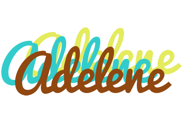 Adelene cupcake logo
