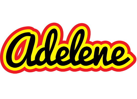 Adelene flaming logo