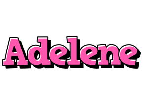 Adelene girlish logo