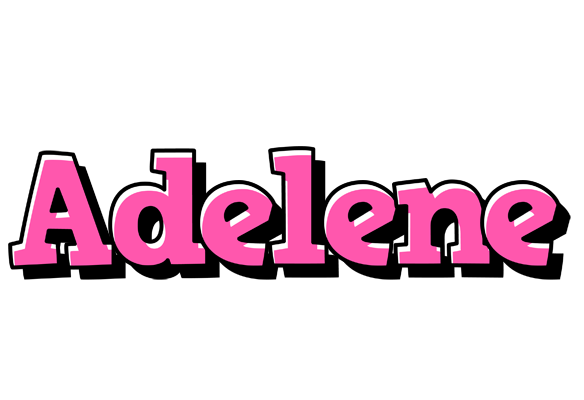 Adelene girlish logo