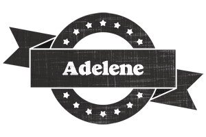 Adelene grunge logo