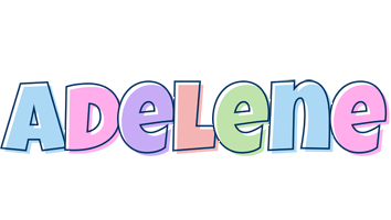 Adelene pastel logo