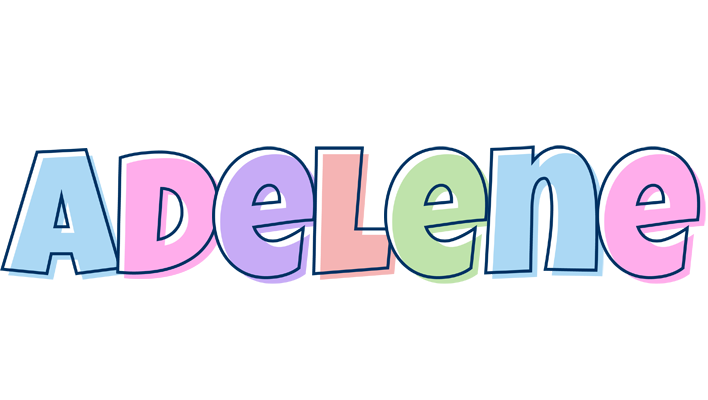 Adelene pastel logo