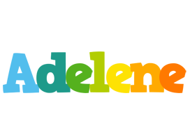 Adelene rainbows logo