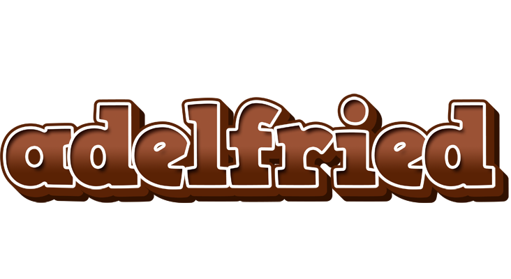 Adelfried brownie logo