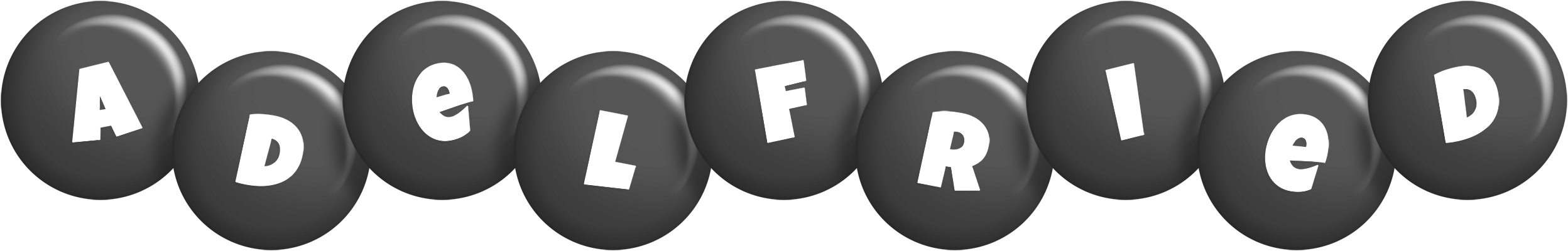 Adelfried candy-black logo
