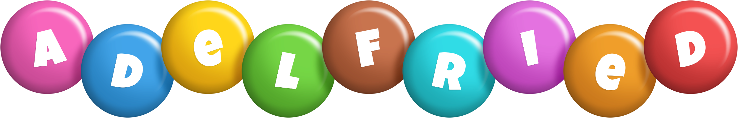 Adelfried candy logo