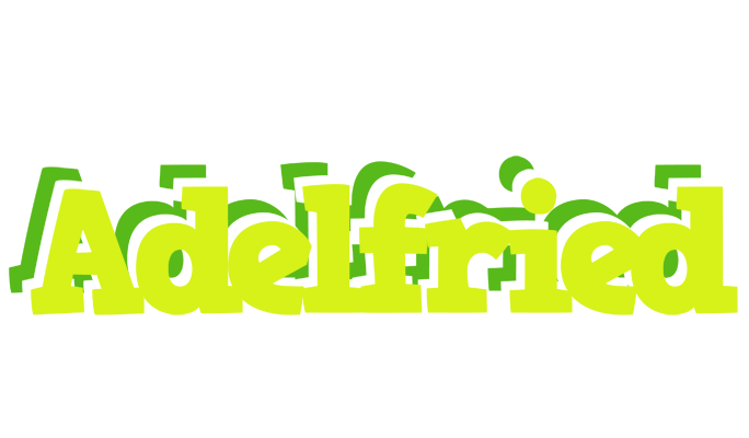 Adelfried citrus logo
