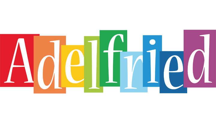 Adelfried colors logo
