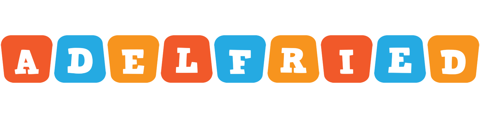 Adelfried comics logo