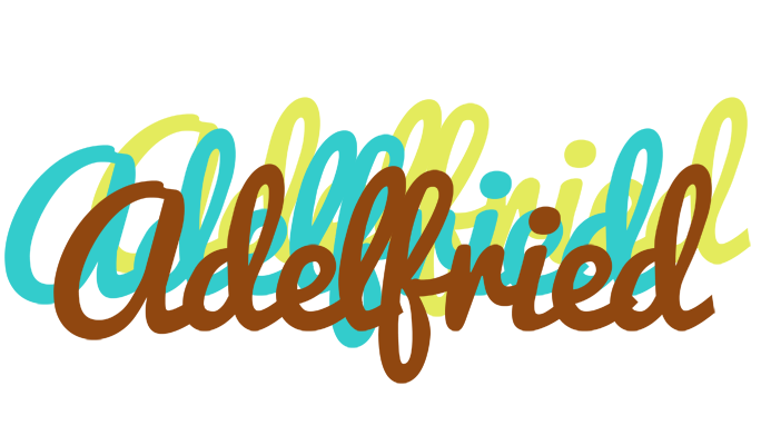 Adelfried cupcake logo