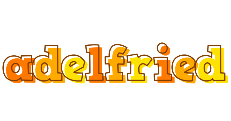 Adelfried desert logo