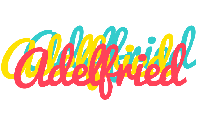 Adelfried disco logo