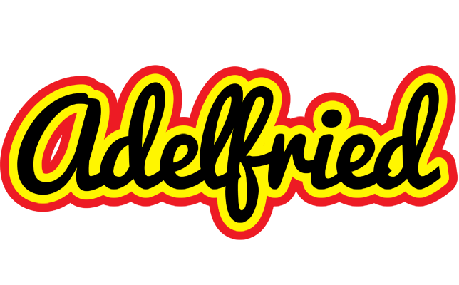 Adelfried flaming logo