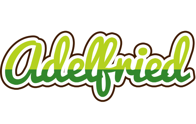 Adelfried golfing logo