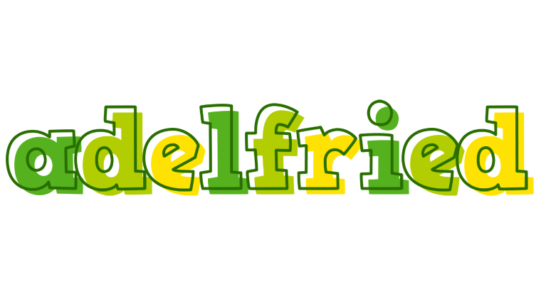 Adelfried juice logo
