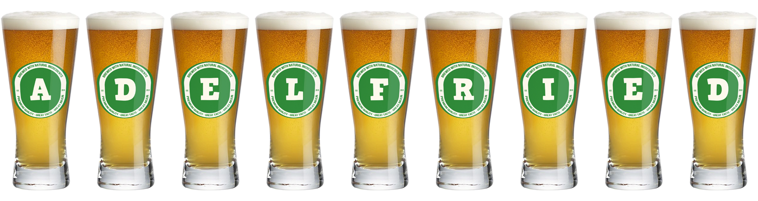 Adelfried lager logo