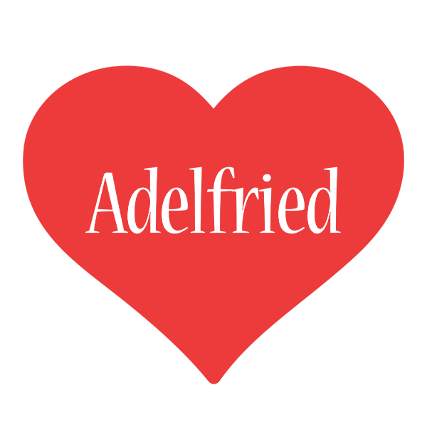 Adelfried love logo