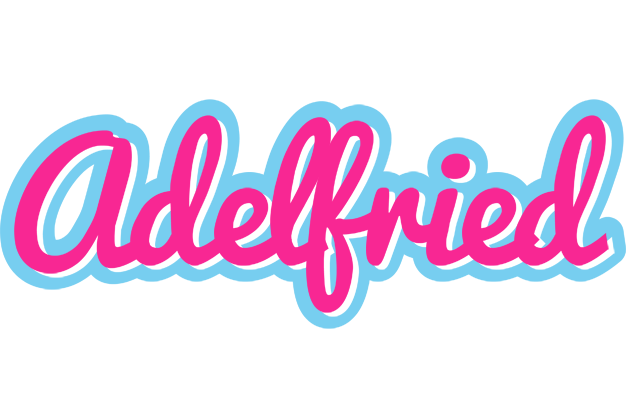 Adelfried popstar logo