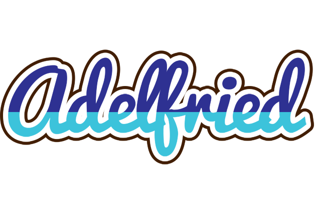 Adelfried raining logo