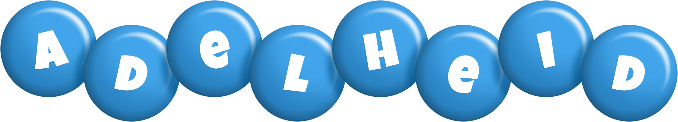 Adelheid candy-blue logo