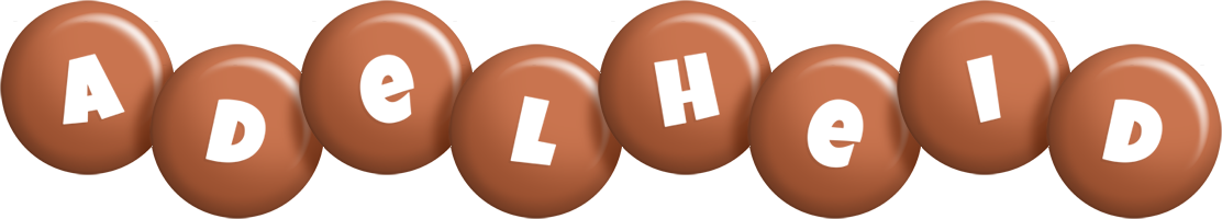 Adelheid candy-brown logo