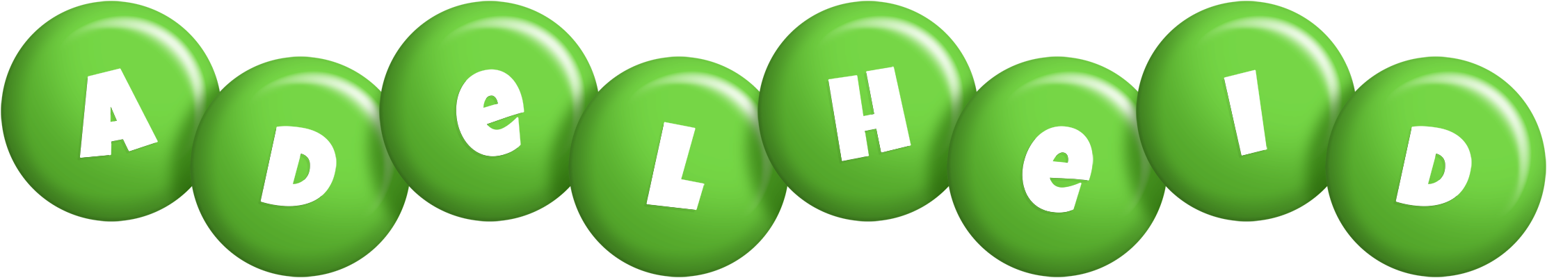 Adelheid candy-green logo