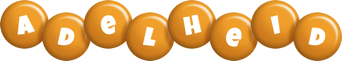 Adelheid candy-orange logo