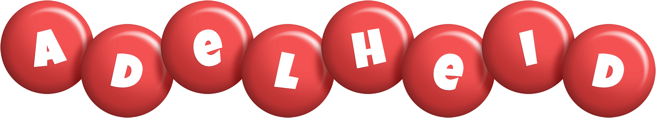 Adelheid candy-red logo