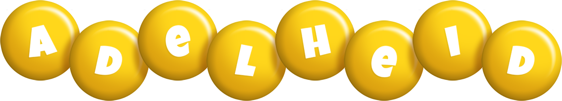 Adelheid candy-yellow logo